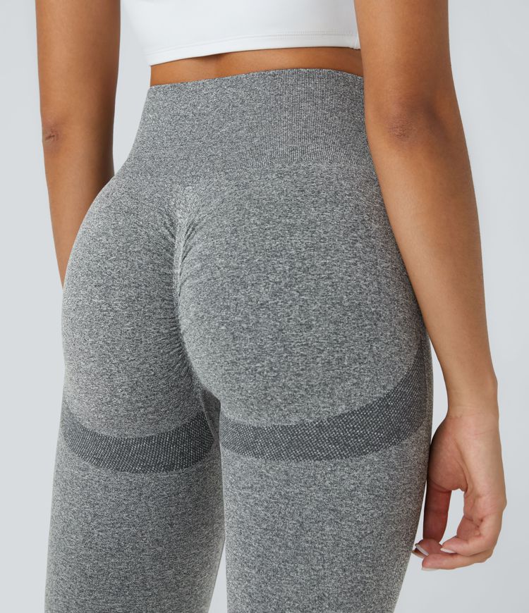 Hoch taillierte, Po-Lifting Leggings mit Scrunch und nahtlosem Flow