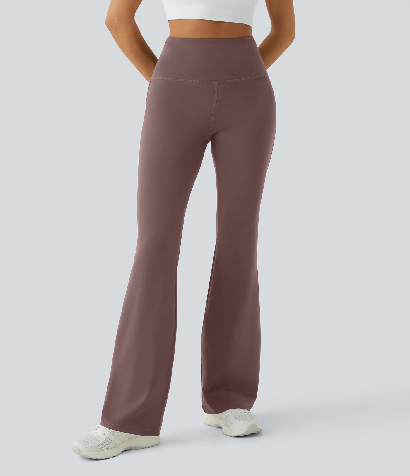 DayStretch High Waisted Pocket Plain Leggings