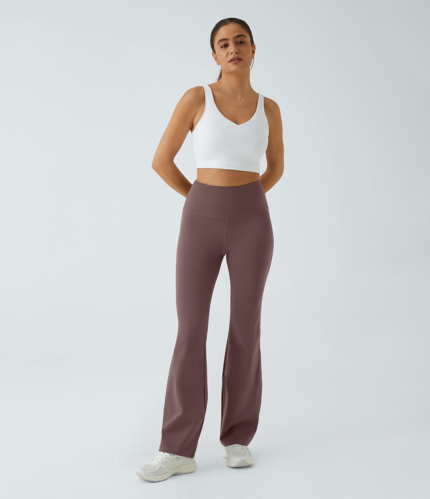 DayStretch High Waisted Pocket Plain Leggings