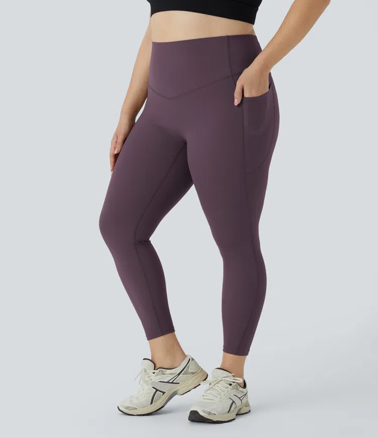 Halara UltraSculpt™ SoCinched High Waisted Tummy Control Pocket Shaping Training Plus Size Leggings