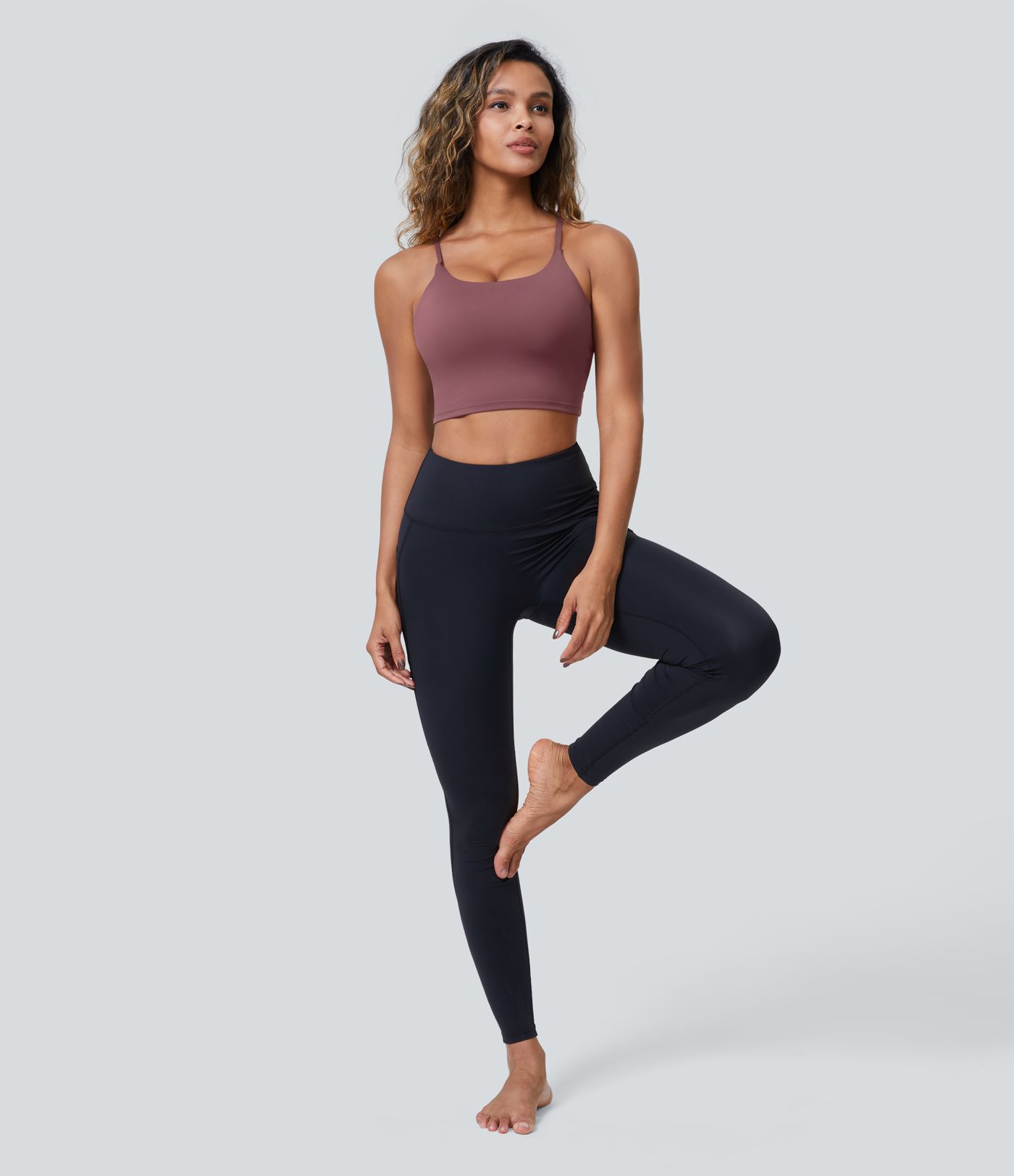 Patitoff™ 2.0 Pet Hair Resistant Padded Cropped Yoga Cami