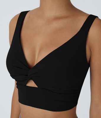 Brassière yoga SoftlyZero™ Airy maintien léger découpes toucher frais A-C - UPF50+