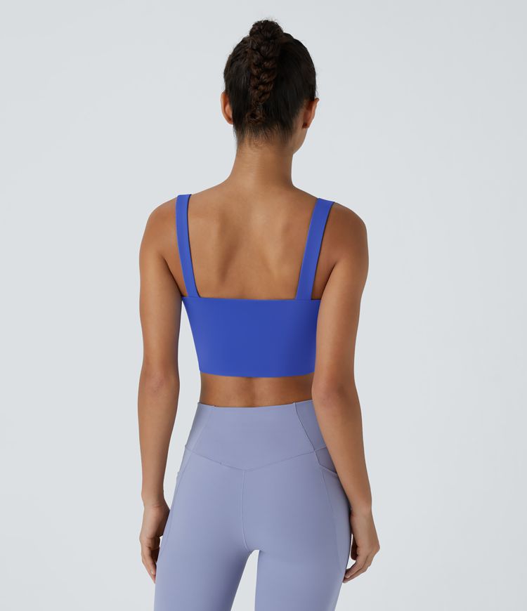SoftlyZero™ Airy Low Support Cut Out Cool Touch Yoga Sports Bra-UPF50+ A-D Cups