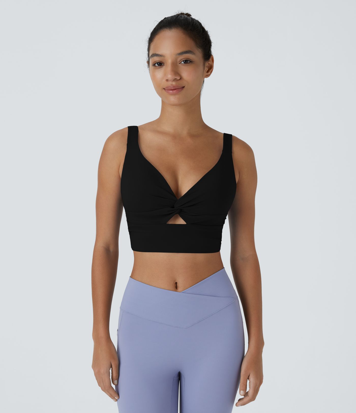 Brassière yoga SoftlyZero™ Airy maintien léger découpes toucher frais A-C - UPF50+