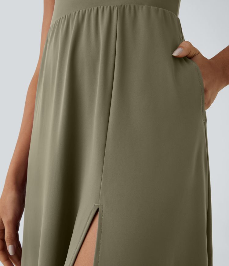 everyday midi chill dress la land Women's Everyday Midi Chill Dress-La Land