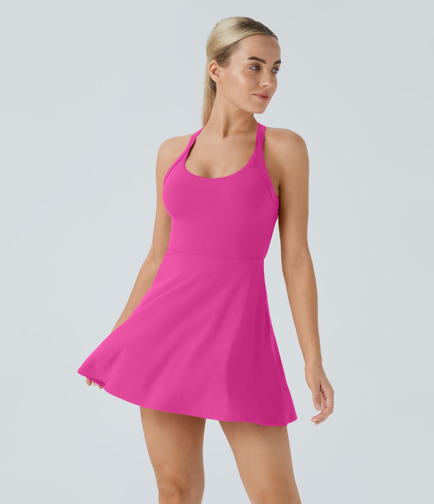 Backless Twisted Active Dress