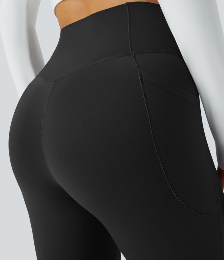 Patitoff™ Pet Hair Resistant Thermal Crossover Pocket Casual Leggings