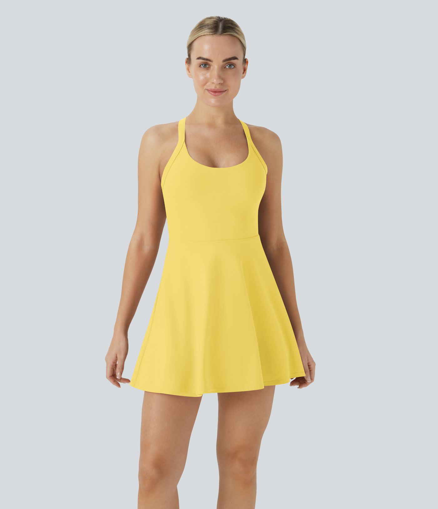 SoftlyZero™ Airy Backless Twisted Cool Touch Dance Active Dress-Easy Peezy Edition SoftlyZero™ Airy Backless Twisted Cool Touch Dance Active Dress-Easy Peezy Edition