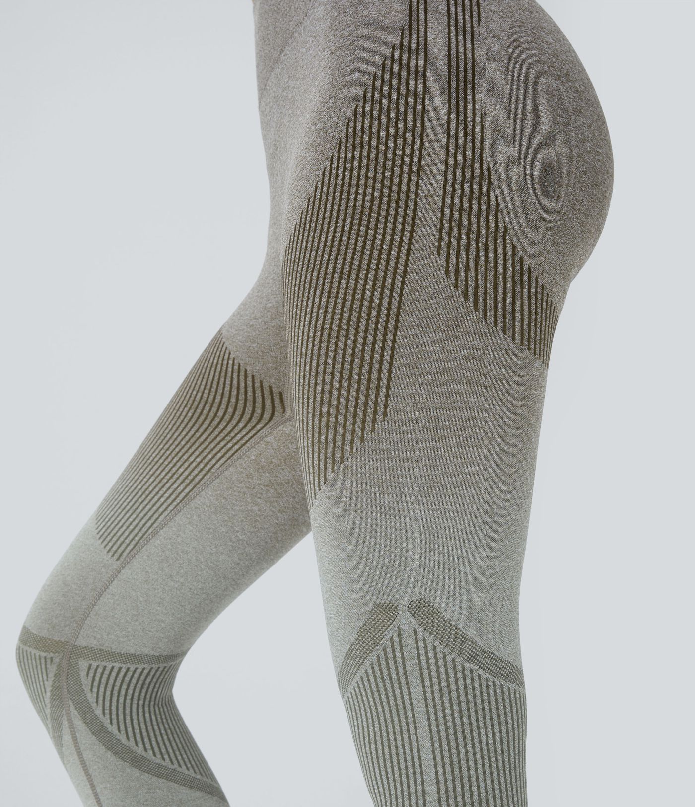 Lauf-Leggings mit hohem Bund, Farbverlauf und nahtlosem Flow Lauf-Leggings mit hohem Bund, Farbverlauf und nahtlosem Flow