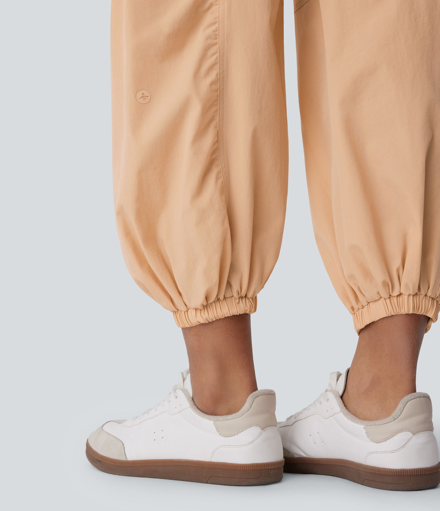 Mid Low Rise Drawstring Pockets Casual Cargo Joggers