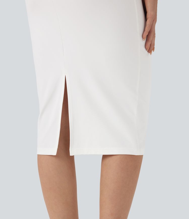 Sweetheart Neck Bodycon Midi Dress