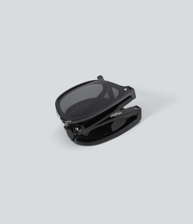 Halara Logo Folding Sunglasses with Storage Box