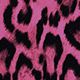 Black and Fuchsia Leopard Print