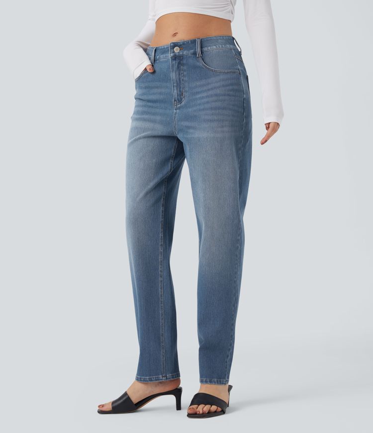 Jean baggy Halara Flex™ taille haute avec poches