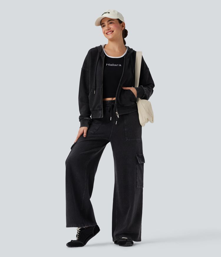 Hooded Long Sleeve Casual Blouse