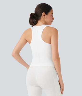 OneForm Seamless Flow Racerback Built-in Bra Yoga Tank Top