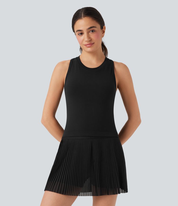 Seamless Flow Racerback Built-in Bra Yoga Tank Top