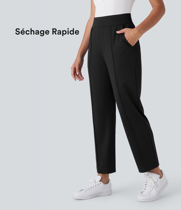 Pantalon de golf taille mi-haute à poches multiples séchage rapide - Tee de golf - UPF40+