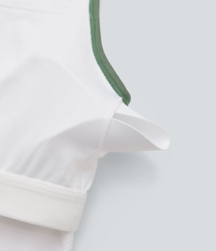 OneForm Seamless Flow Color Block Letter Yoga Tank Top