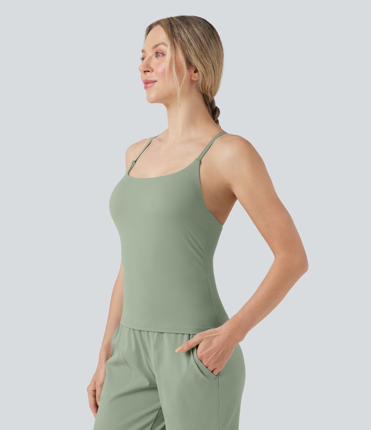 Débardeur yoga SoftlyZero™ Plush col U