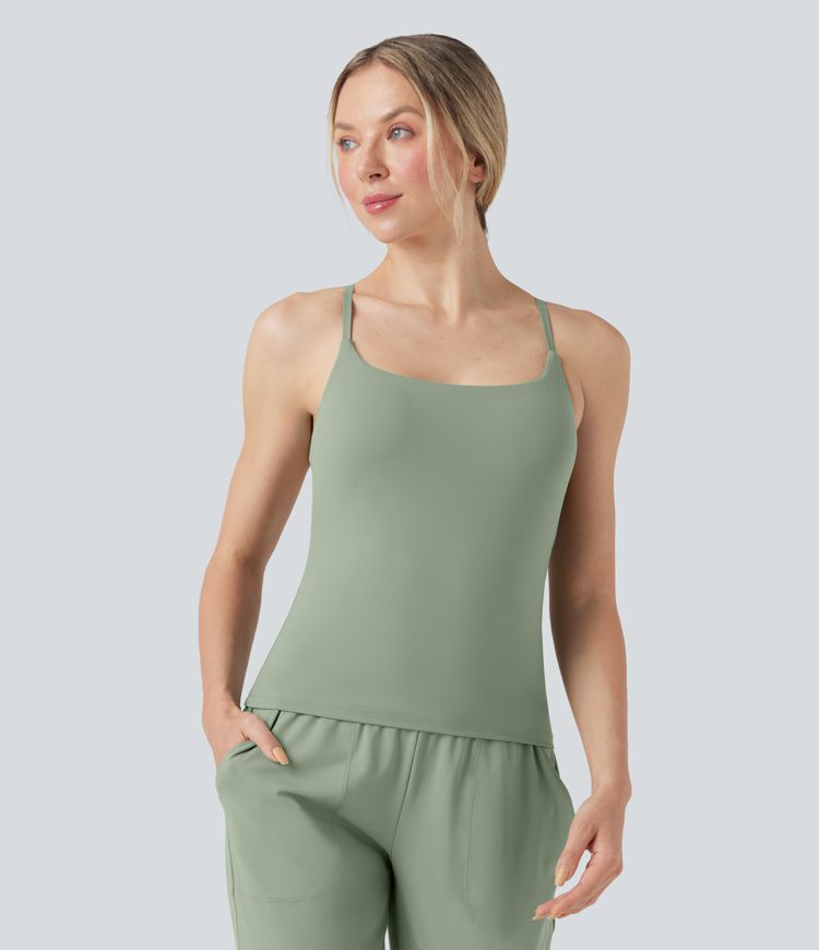 Débardeur yoga SoftlyZero™ Plush col U
