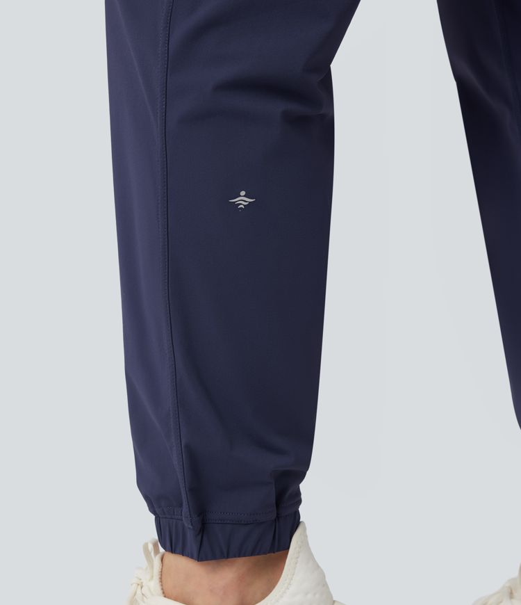 Workout-Jogginghose mit mittelhohem Bund und mehreren Taschen - schnelltrocknend