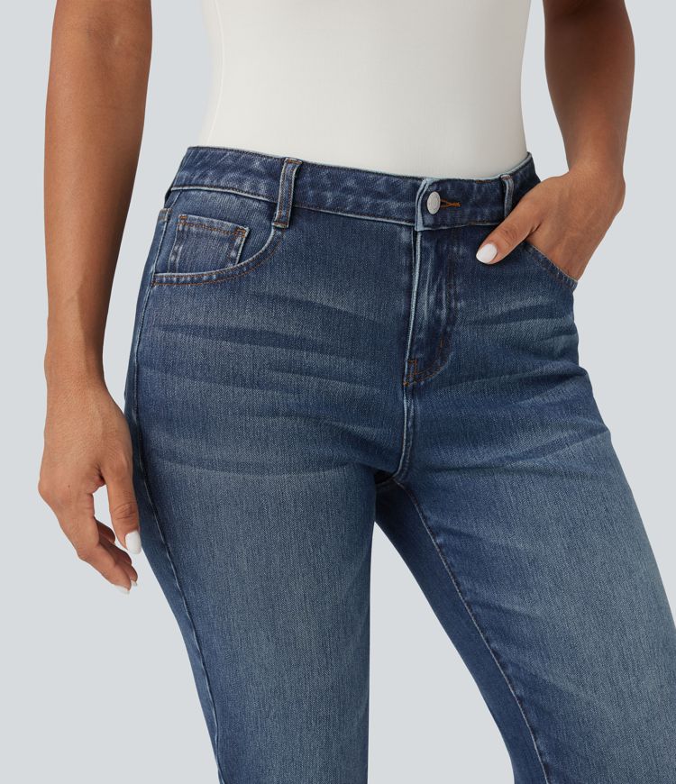 Jean slim Halara Flex™ taille mi-haute 7/8 avec poches
