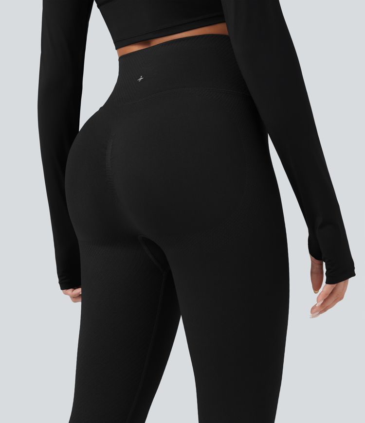 OneForm - 7/8-Yoga-Leggings mit hohem Bund, Bauchontrolle und nahtlosem Flow - Po-Lifting