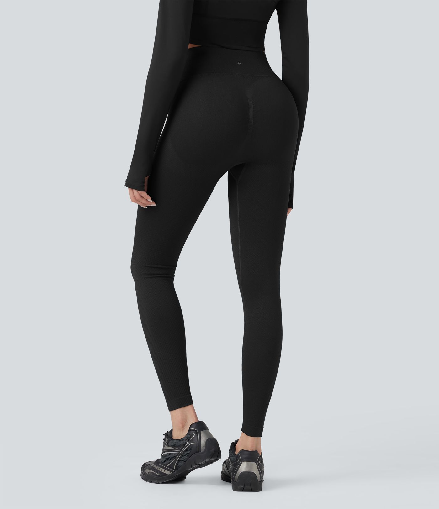 Nahtlose Passform High Waist Bauchkontrolle Po-Lifting Yoga 7/8 Leggings