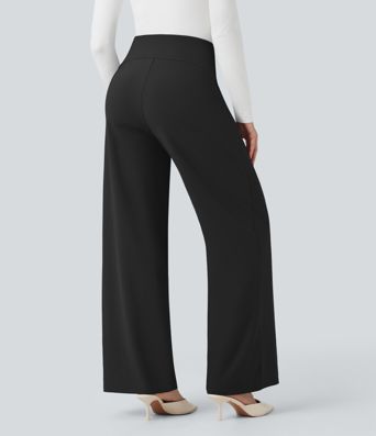 Halara Flex™ DayStretch High Waisted Straight Leg Work Pants with Pockets