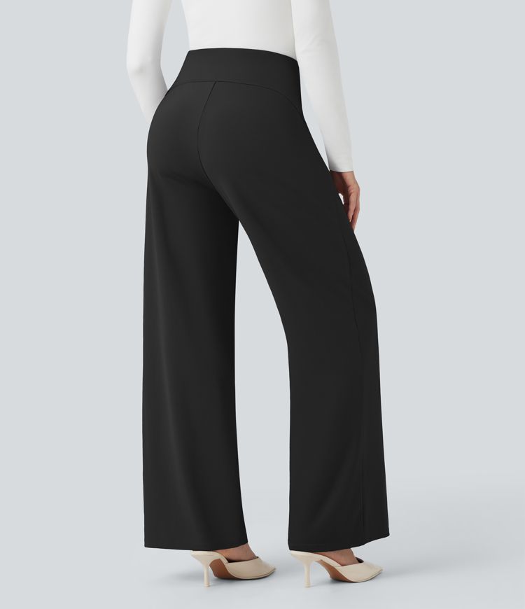 Halara Flex™ DayStretch High Waisted Straight Leg Work Pants with Pockets