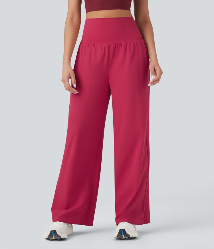 Softlyzero™ Airy Super High Waisted 2-in-1 Straight Leg Cool Touch Yoga Pants with Pockets