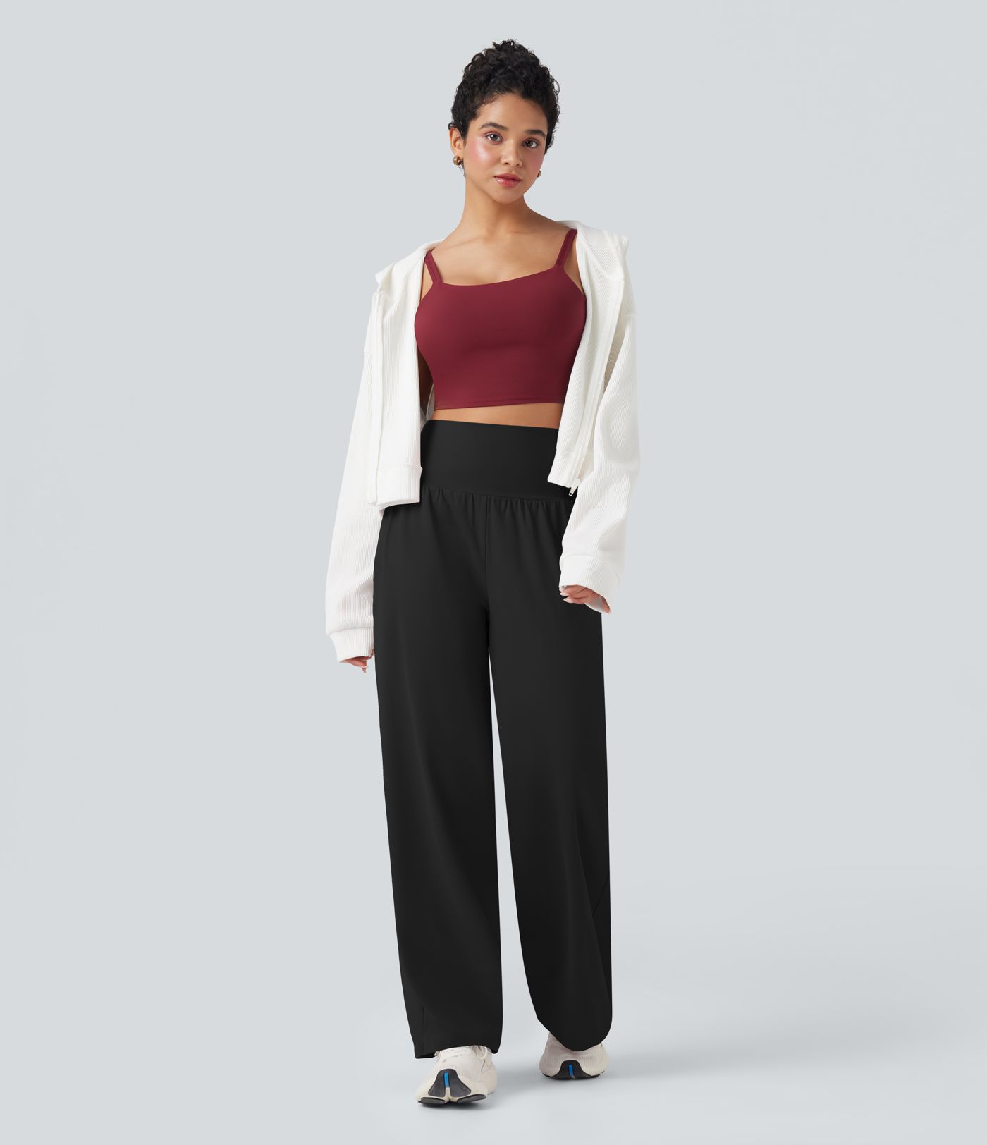 Softlyzero™ Airy Super High Waisted 2-in-1 Straight Leg Cool Touch Yoga Pants with Pockets