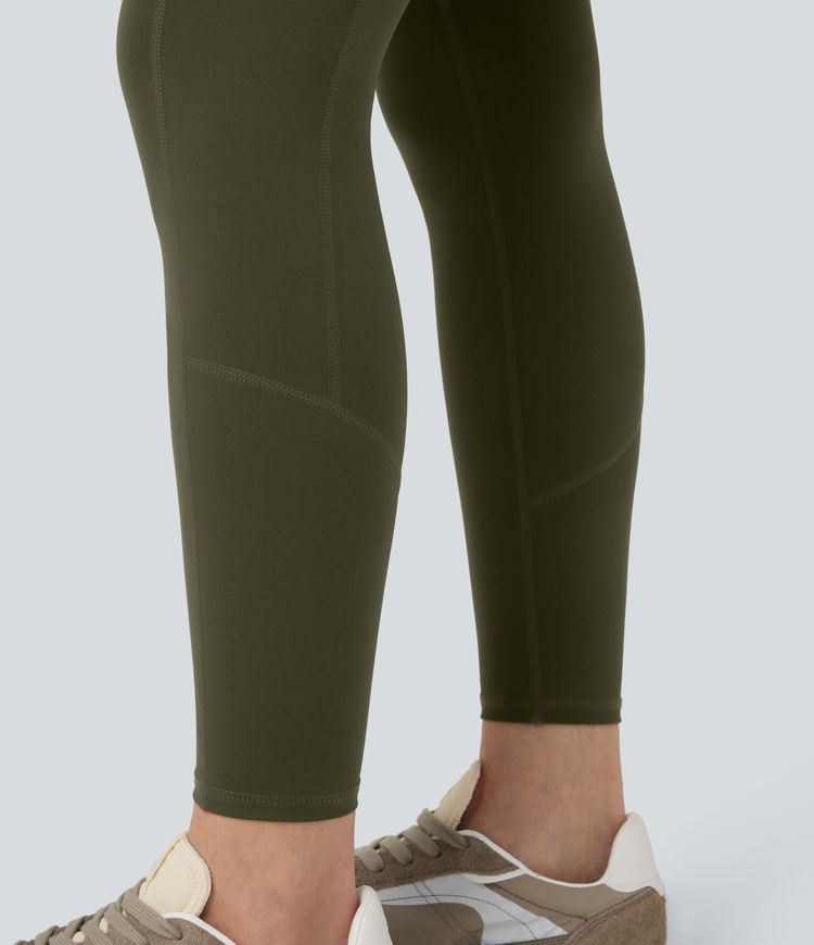 Verschleißfeste High-Waist 7/8 Wanderleggings mit Taschen