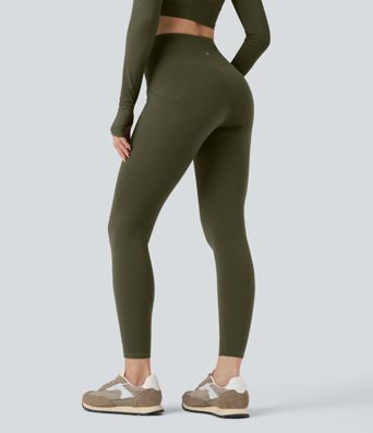 Verschleißfeste High-Waist 7/8 Wanderleggings mit Taschen