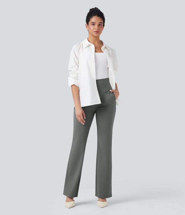 Halara Flex™ High Waisted Work Bootcut Pants with Pockets