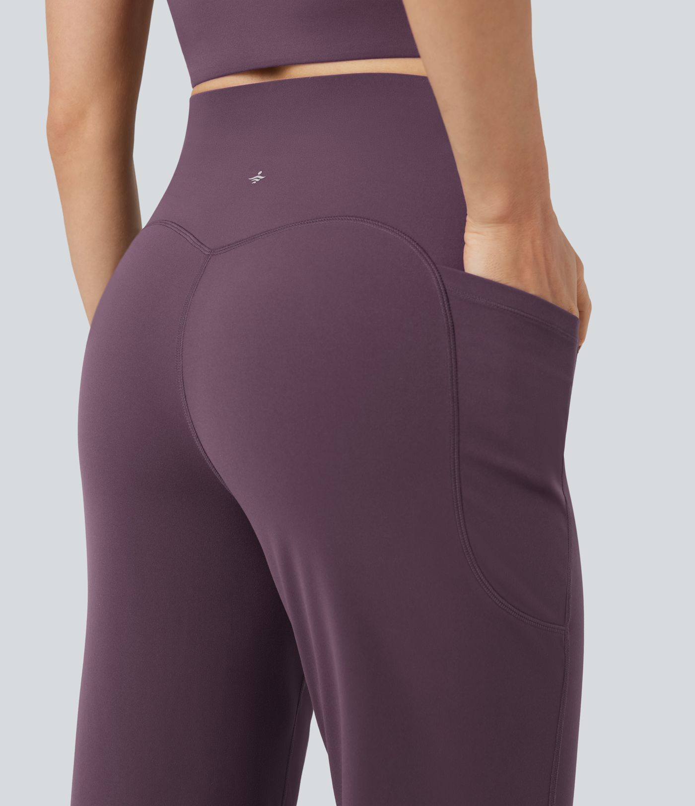 Halara UltraSculpt™ High-waisted Tummy Control Yoga Straight-leg Pants with Pockets