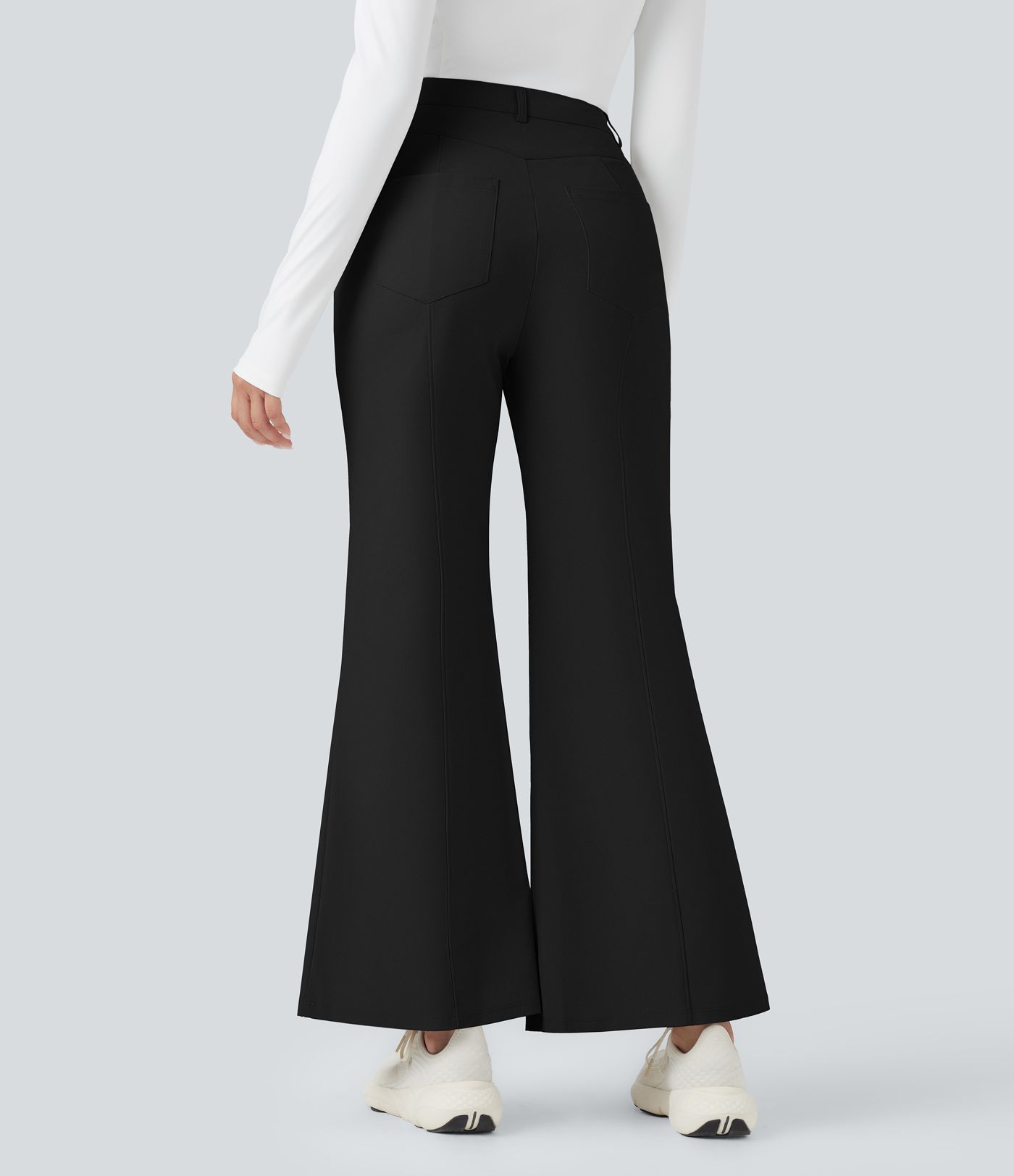 Pantalon évasé taille haute séchage rapide golf - poche tee de golf - UPF40+