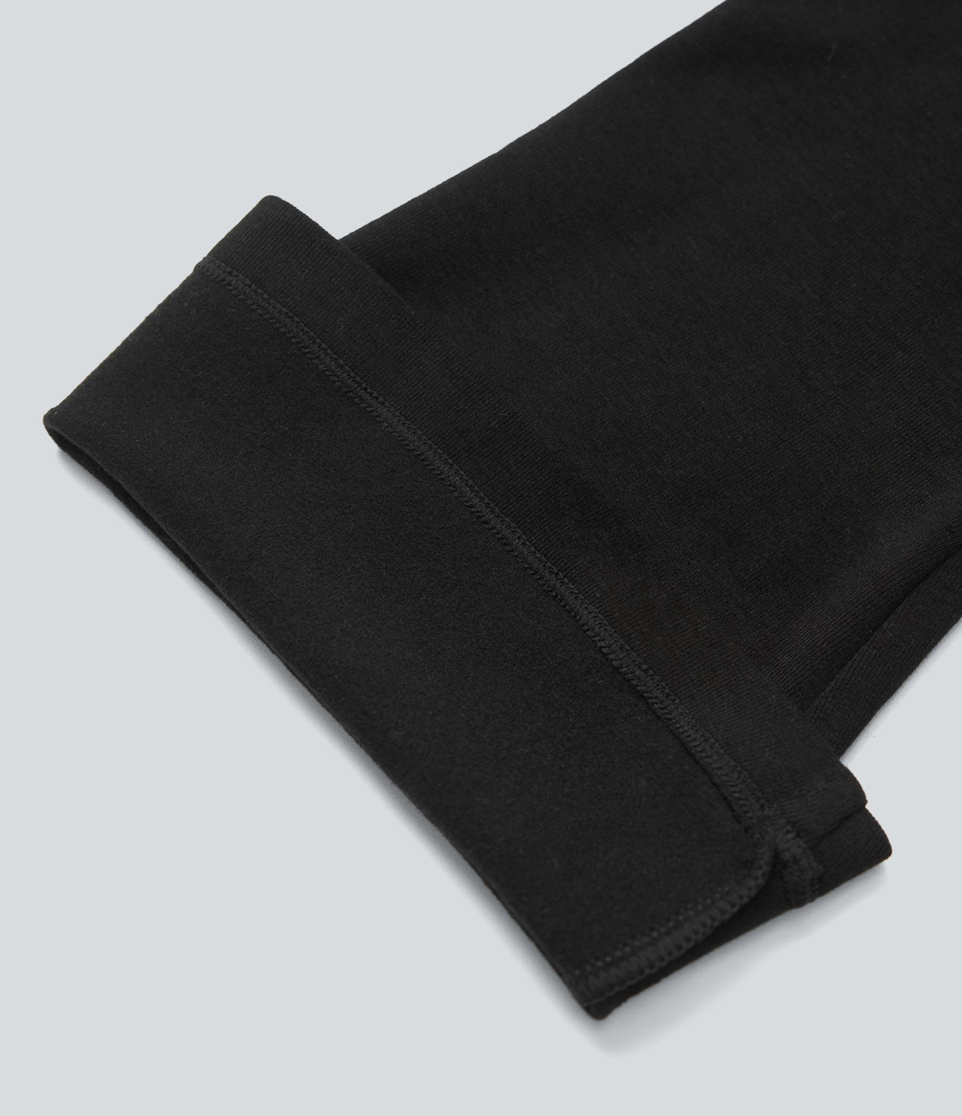 Haut thermique décontracté col bateau manches longues froncé