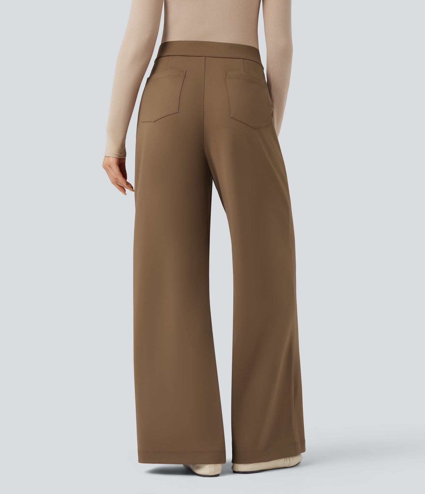 Halara Flex™ DayStretch High Waisted Work Baggy Pants with Pockets