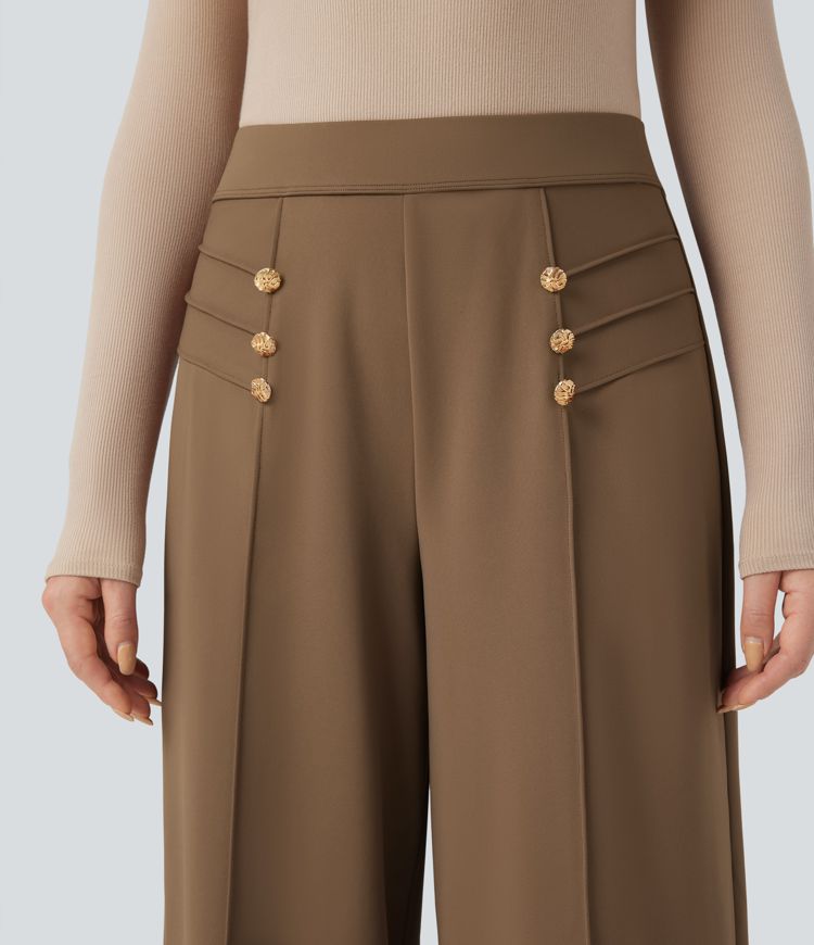 Halara Flex™ DayStretch High Waisted Work Baggy Pants with Pockets