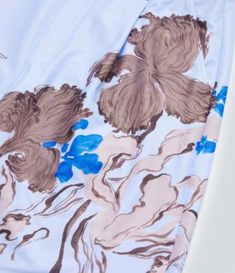 Halara X Yukiko High Waisted Straight Leg Floral Print Casual Pants with Pockets