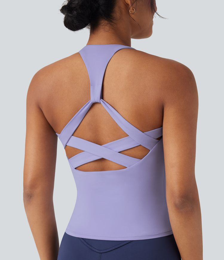 Débardeur de yoga dos nageur - longueur étendue