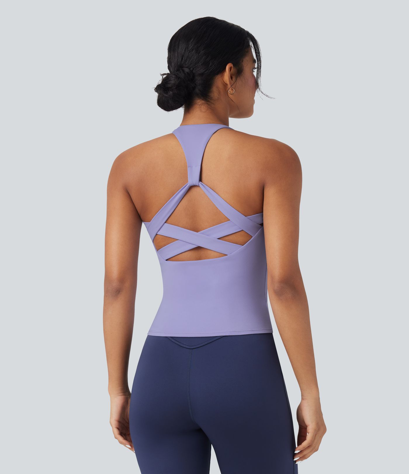 Racerback Yoga Tank Top - Längere Länge