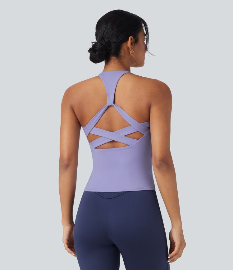 Racerback Yoga Tank Top - Längere Länge
