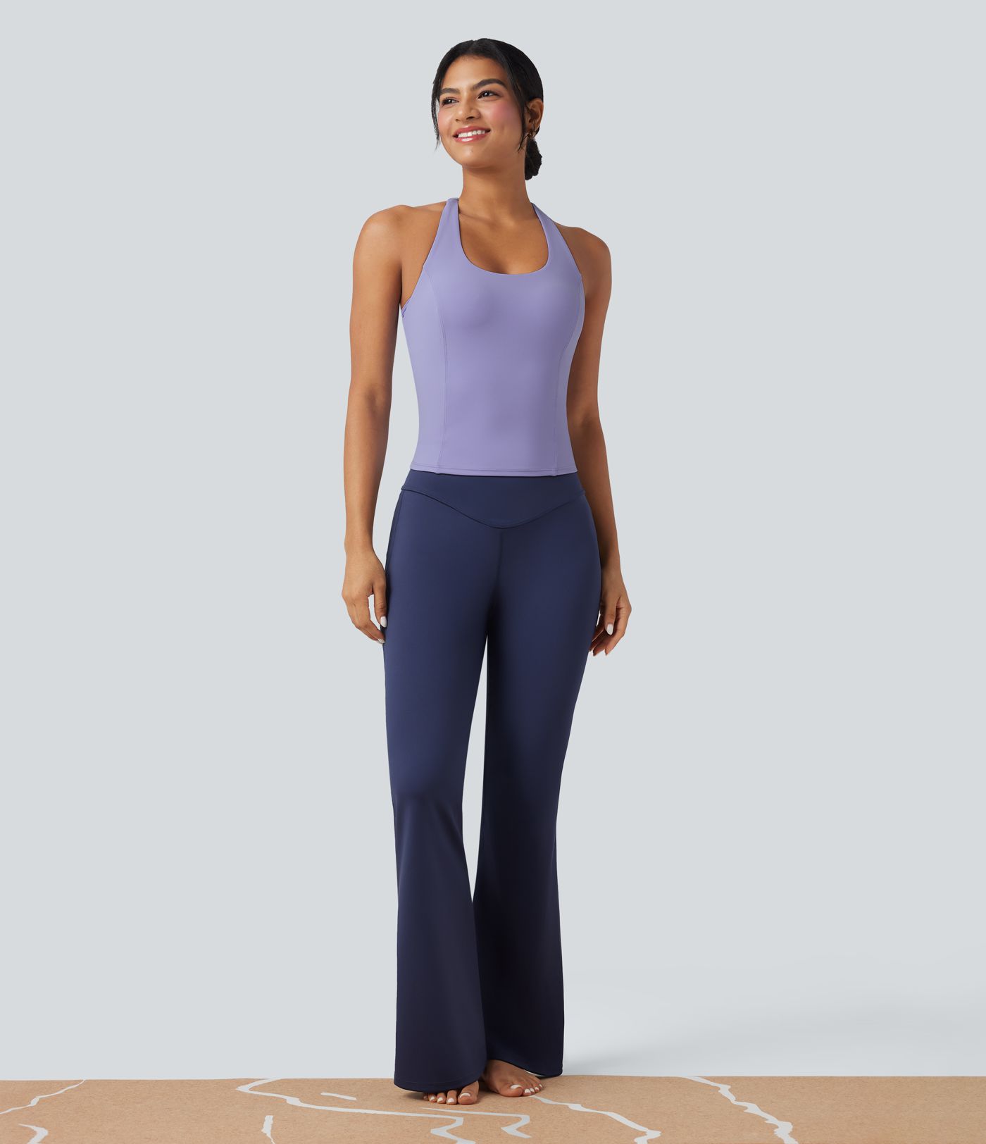 Racerback Yoga Tank Top - Längere Länge