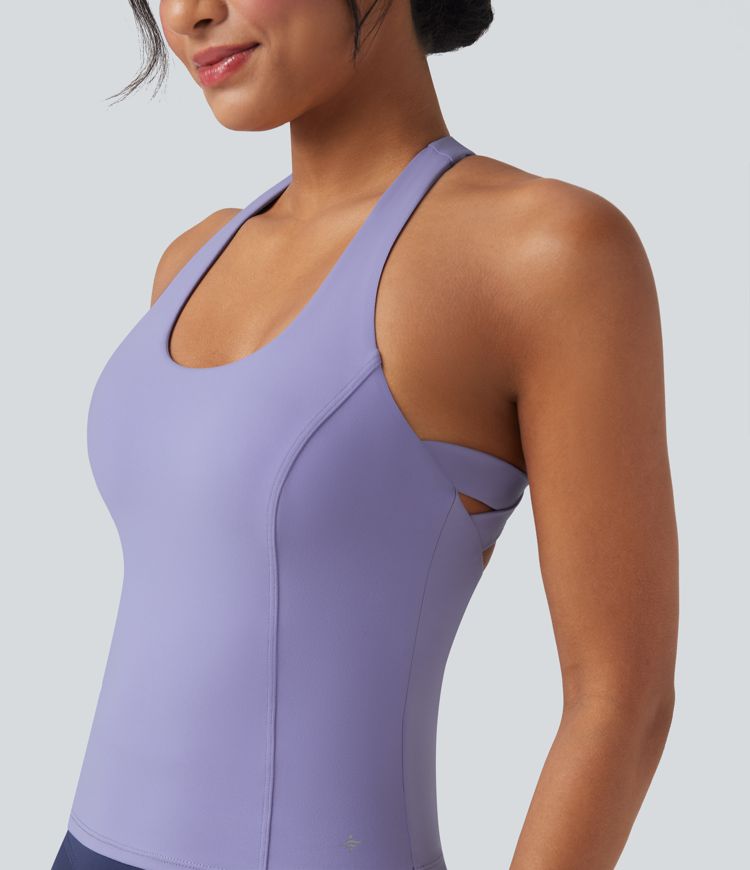 Racerback Yoga Tank Top - Längere Länge