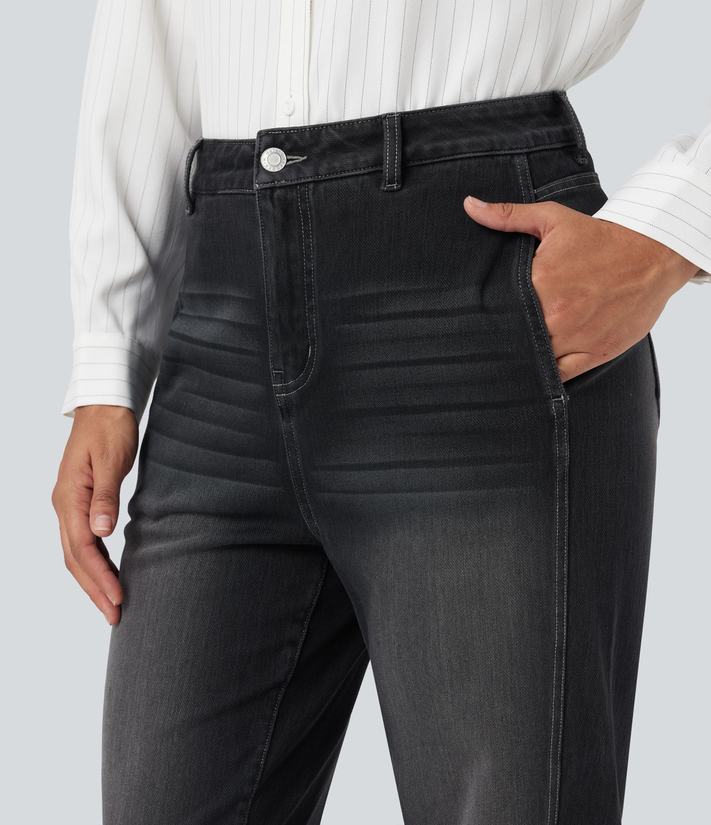 Halara Flex™ High Waisted Casual Jeans with Pockets