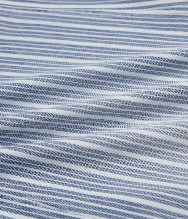 Halara Flex™ High Waisted Stripes Casual Barrel Leg Jeans Pockets