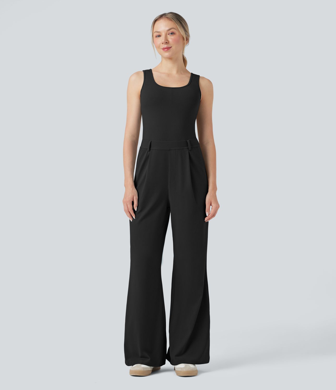 Legerer Crossover-Jumpsuit mit Taschen – Easy Peezy Edition